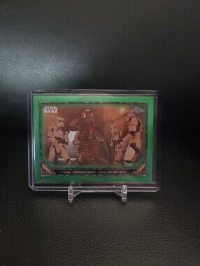 2022 Topps Chrome Star Wars The Mandalorian The Armorer Numbered Trading Card